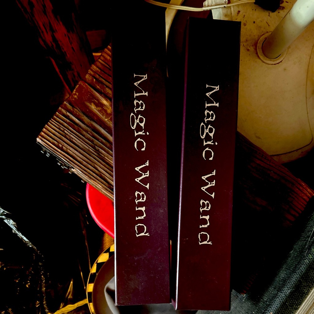 Magic wands.  HARRY POTTER